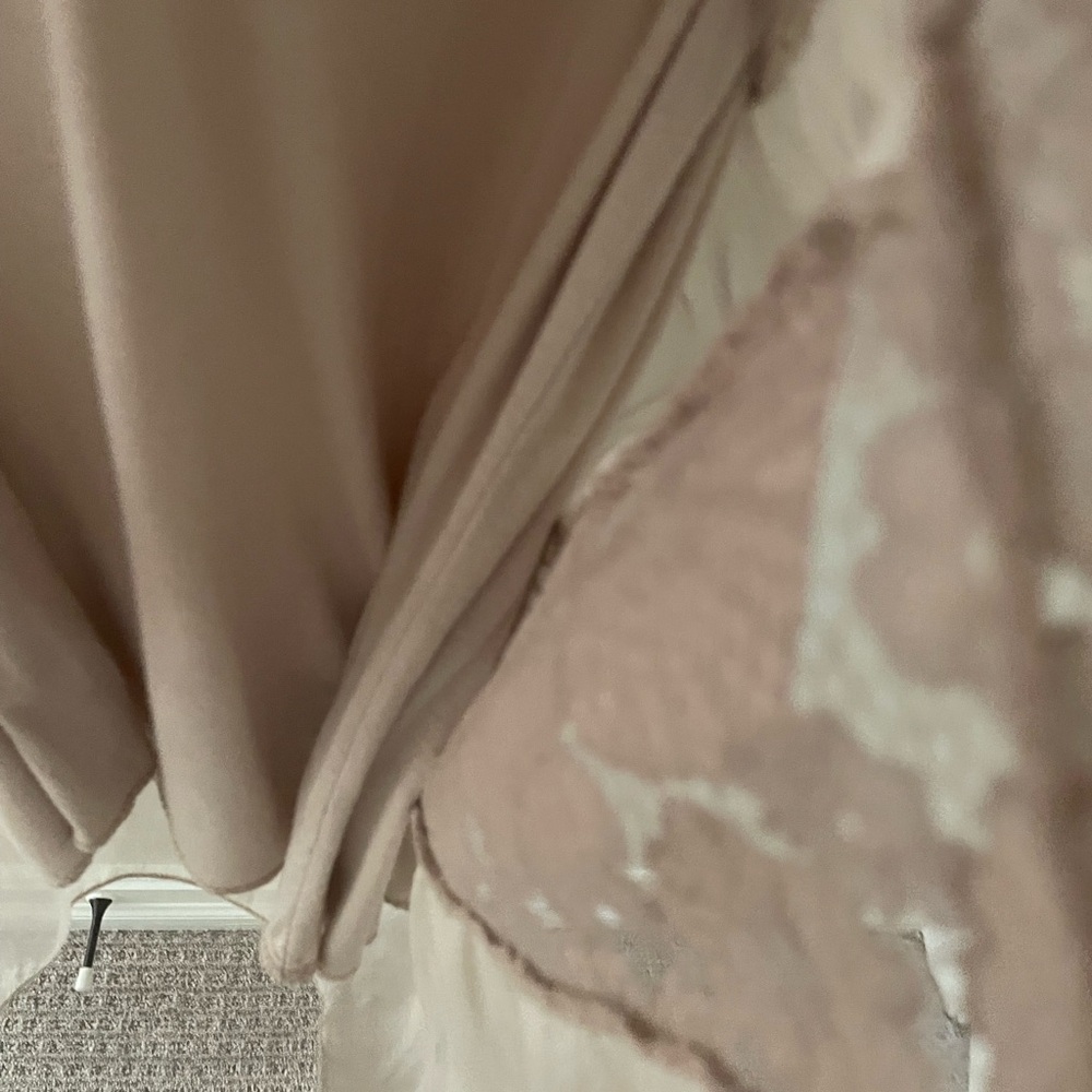 Tan Flutter Sleeve Ruffled Blouse - Picture 5 of 5